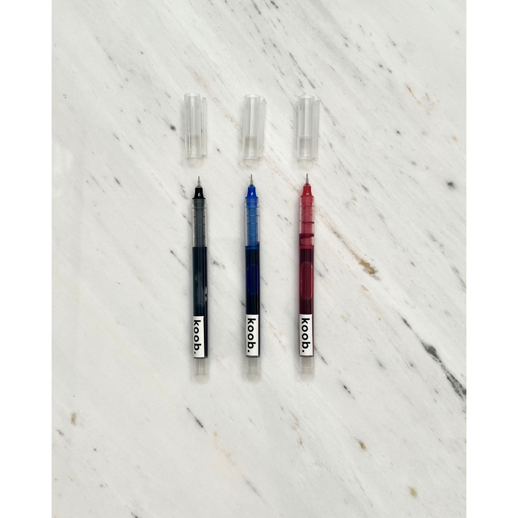 

Koob. Roller Pen Pulpen Gel Warna 0.5mm Ink Water base