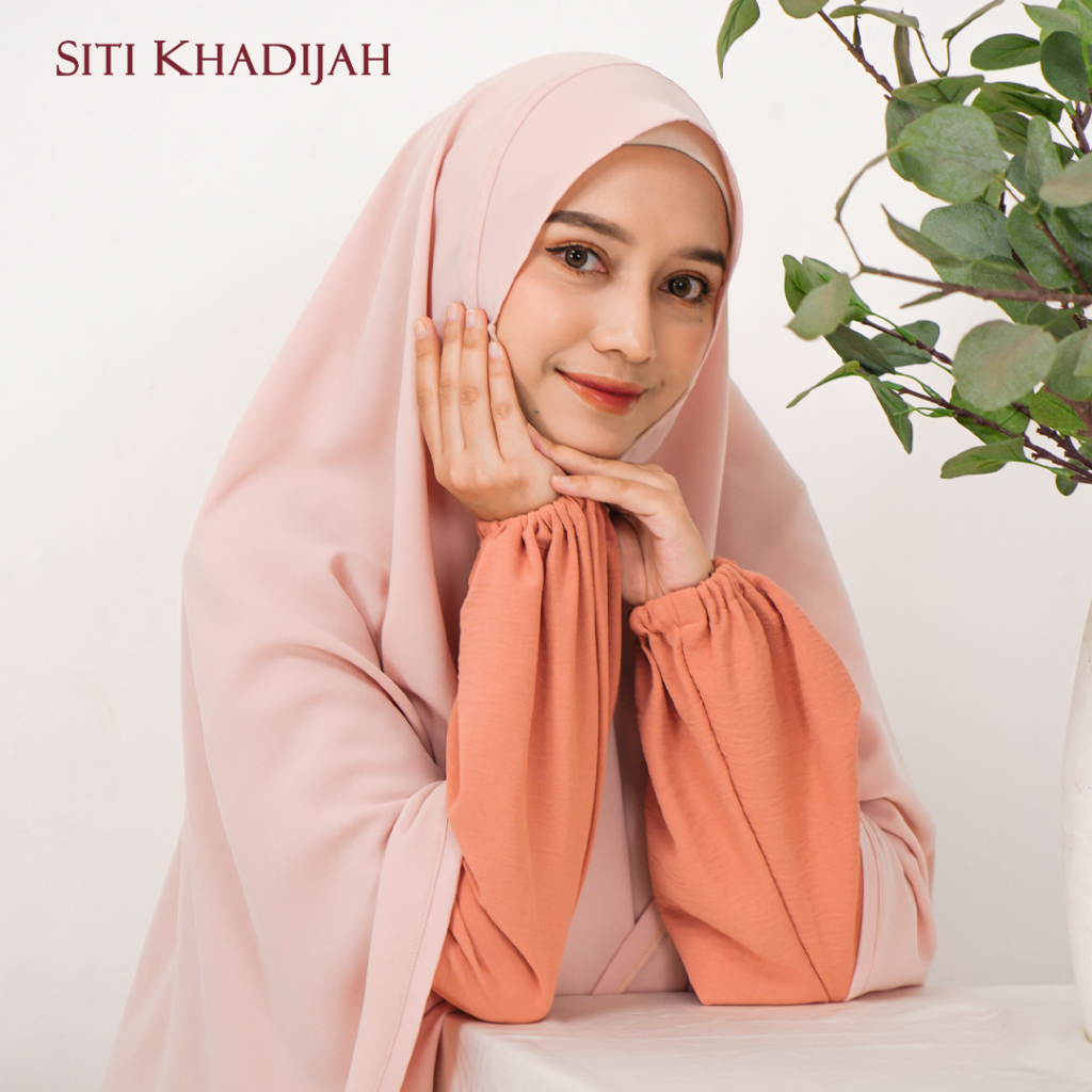 Bergo Instan Syar'i Ayu Premium Siti Khadijah - Bergo Malaysia Instan