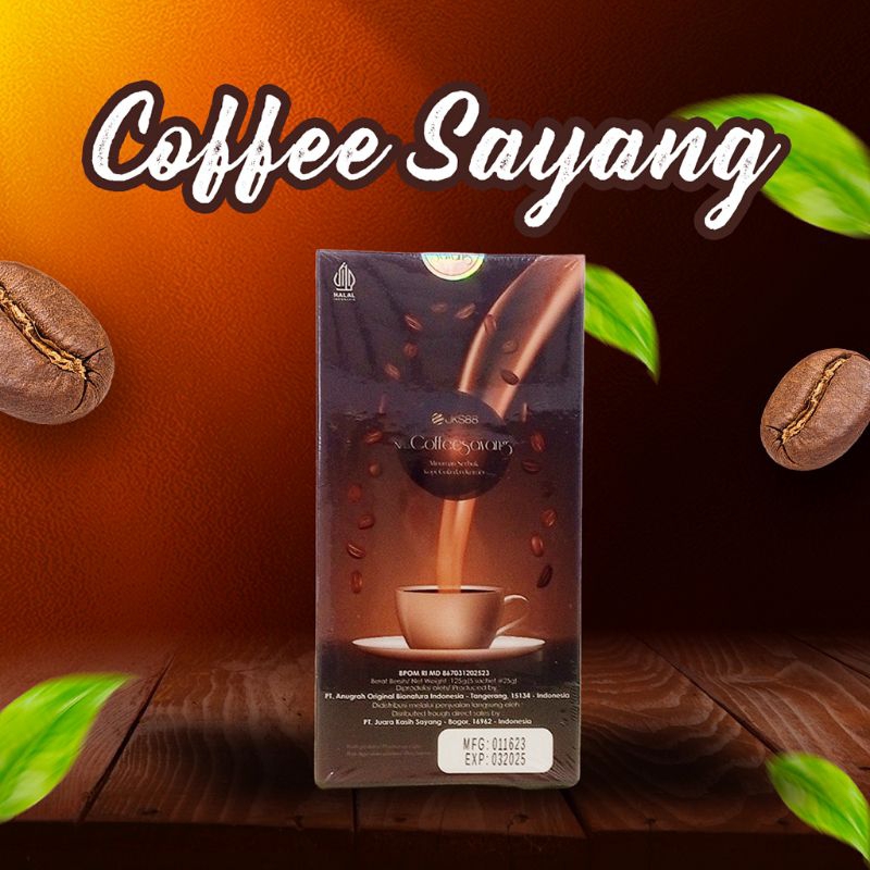 

NEO KOPI SAYANG / KOPI SAYANG stamina pria herbal original BPOM 1 BOX 5 SACHET kemasan terbaru