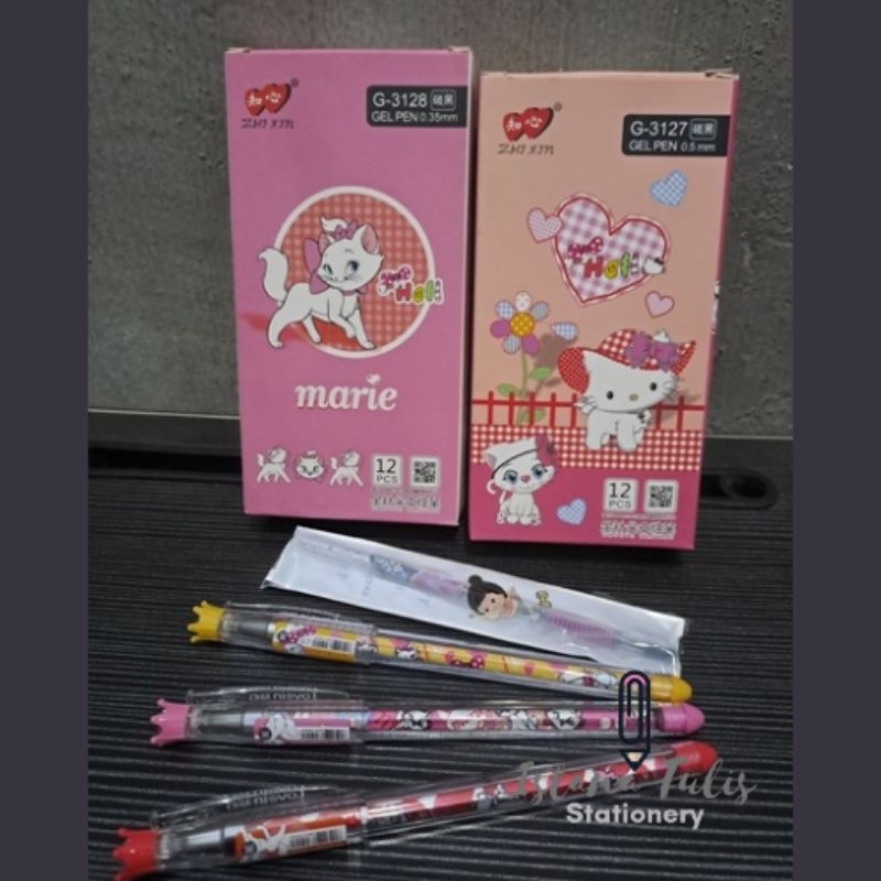 

Bollpoin Gel Lucu/ Pulpen Lovein ZhiXin Selusin/ 1 Pack (12pcs)