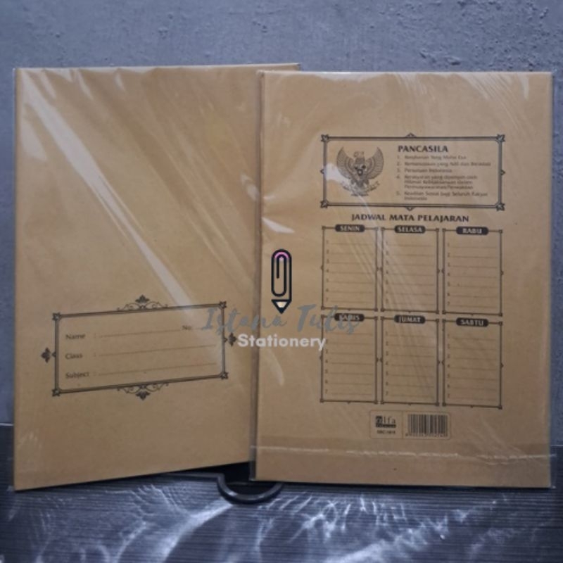 

1 PACK (20pcs) Sampul Buku Kwarto/ Sampul Coklat Ukuran (25,5×19 cm) murah