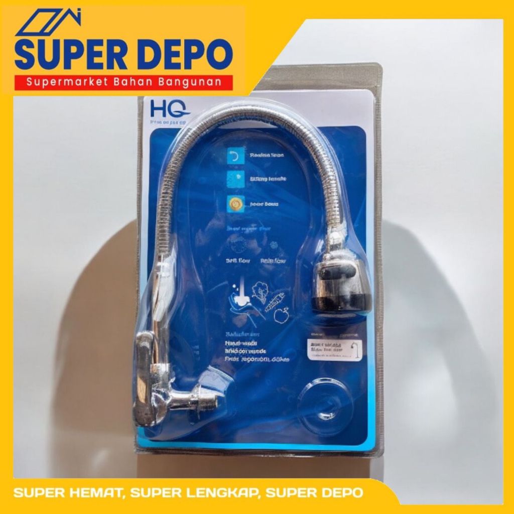SINK FLEXIBLE HQ SLIM FLEXIBLE WALL SINK TAP 1/2"