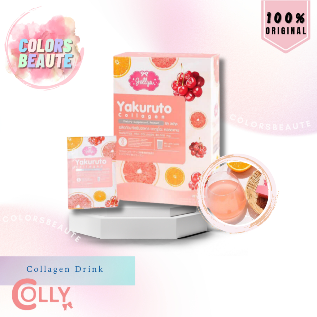 

JELLYS YAKURUTO COLLAGEN THAILAND / Minuman collagen / minuman pencerah
