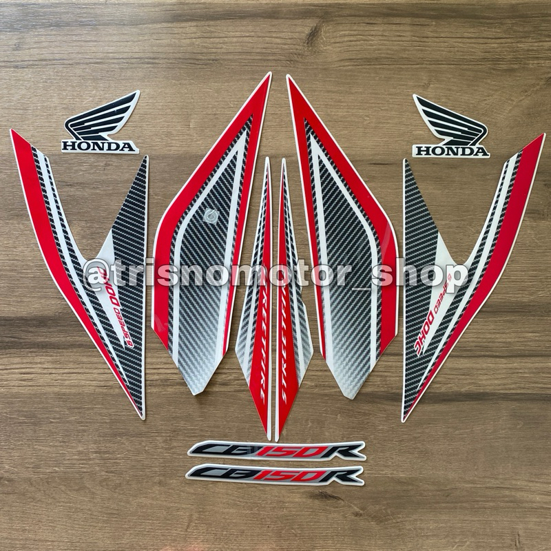 Sticker Lis Striping CB150R 2016 2015 | stiker bodi motor cb150r led new | cb150r 2015 2016 putih me