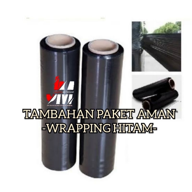 

Tambahan Paket Aman - Plastik Wrapping Hitam