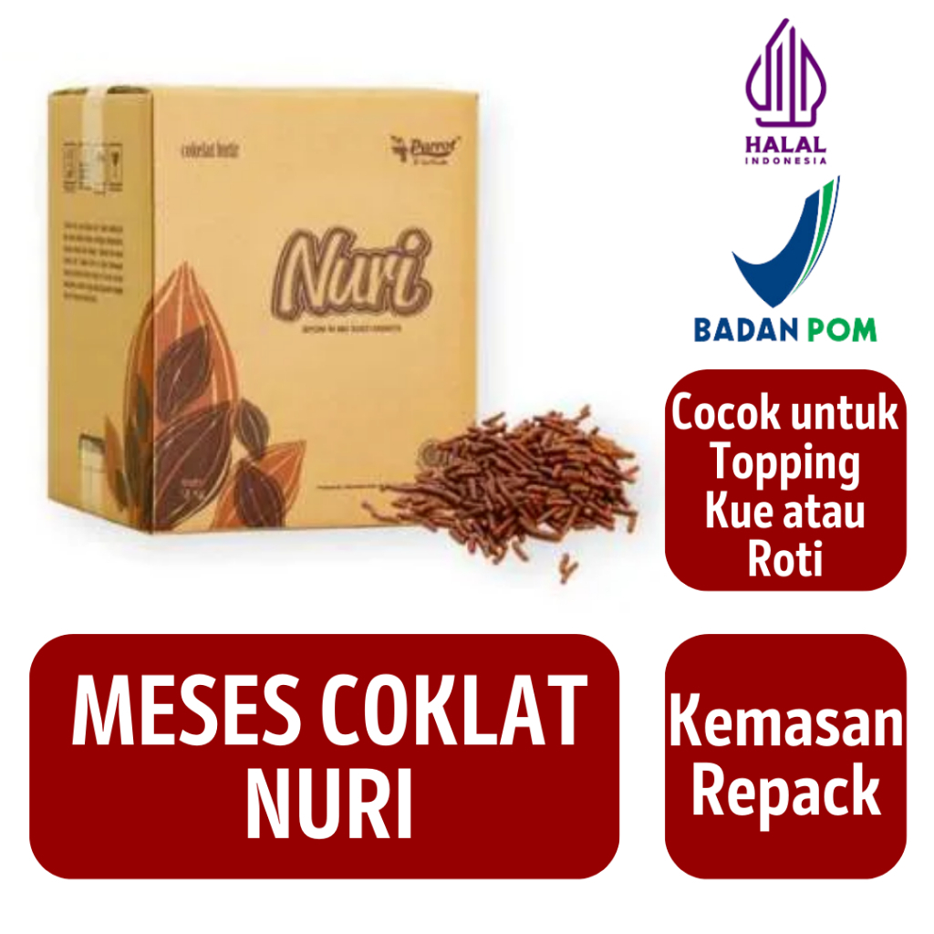 Meses Nuri Coklat Kemasan Repack