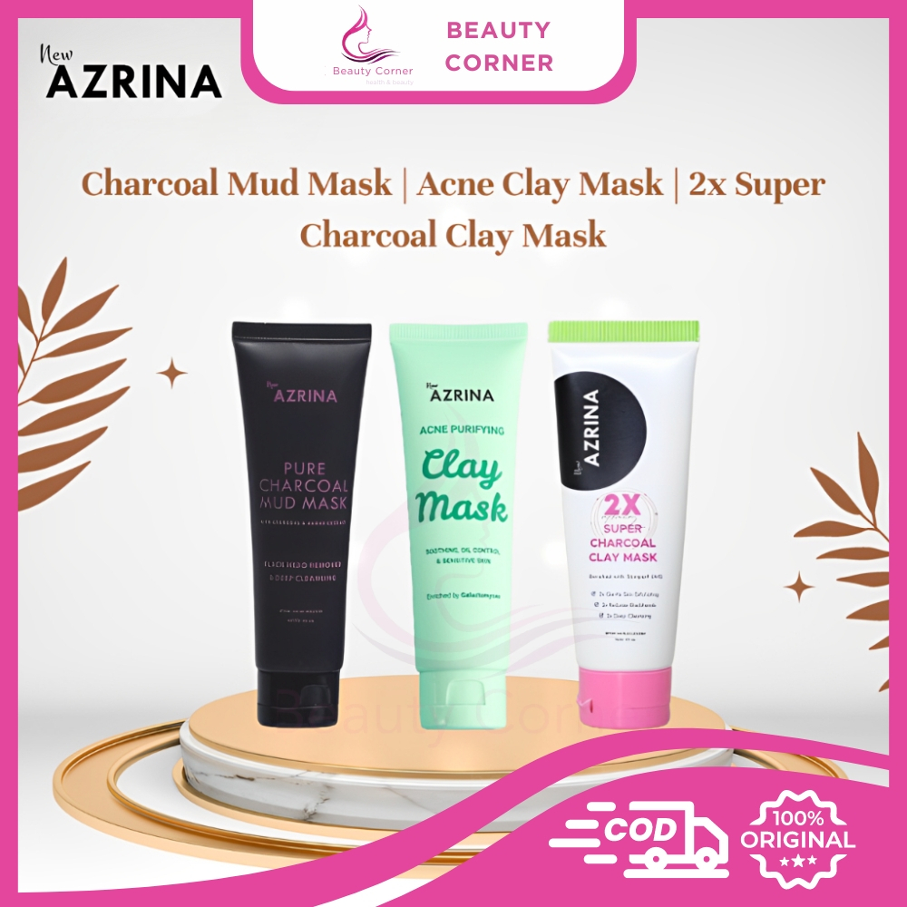 Azrina Pure Charcoal Mud Mask | Super Charcoal Clay Mask