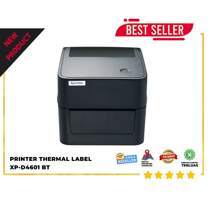 PRINTER THERMAL IWARE BARCODE XP-D4601B USB+BT
