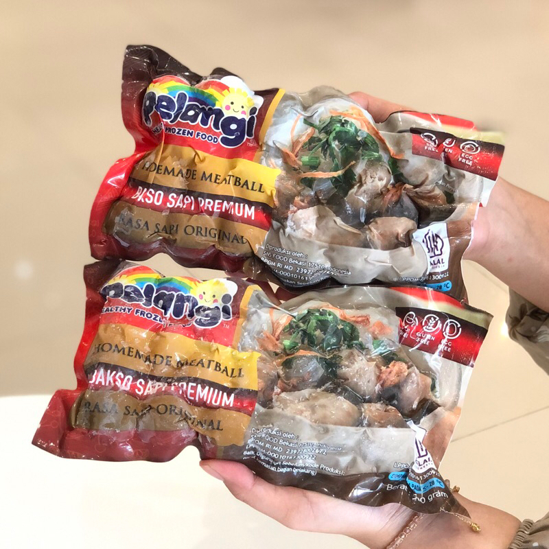 

[HANYA PENGIRIMAN INSTANT] BAKSO PELANGI ANAK FROZEN FOOD | NO MSG