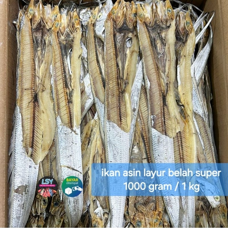 

ikan asin layur belah super 1000gram / 1 kg