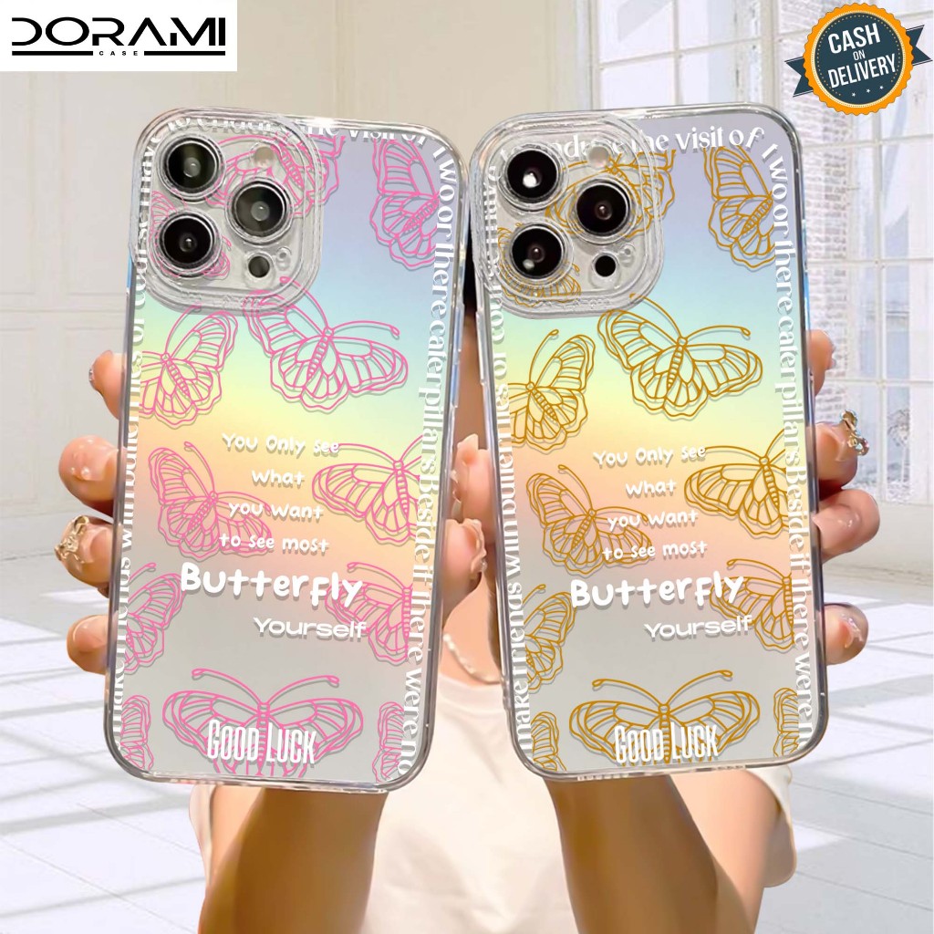 Case Hologram OPPO A5S A11K A12 A7 A15 A15S A57 A77S A58 4G Motif ( BTF ) Softcase Hologram Bening T