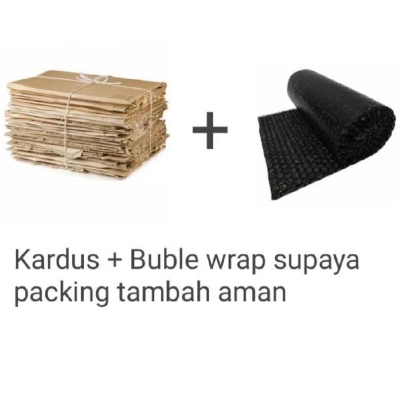 

Kardus + Buble Wrap Supaya Packingan Tambah Aman