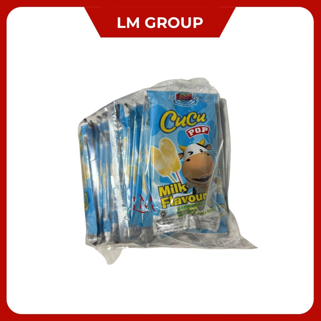 

Cucu Pop Milk Lollipop Permen susu isi 20pc @9gr