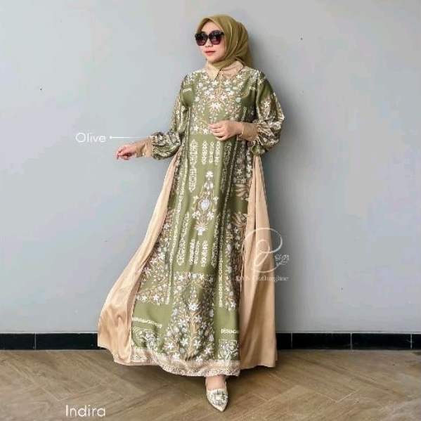 DYN - Indira Dress DYN SIGNATURE Gamis Silk Premium