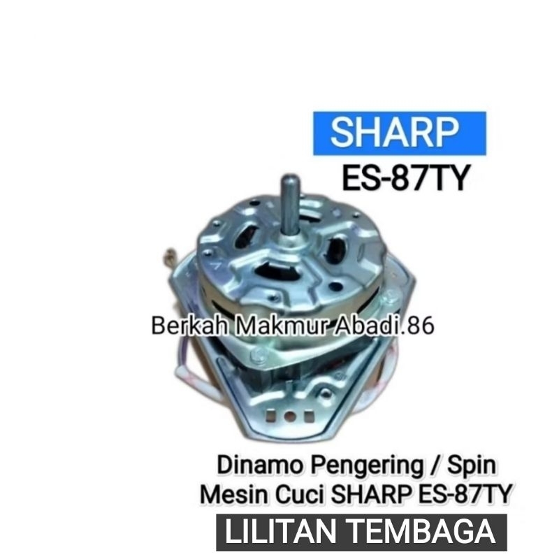 Dinamo Pengering Mesin Cuci SHARP ES-87TY Mesin Dinamo Spin / Pengering Sharp Es87