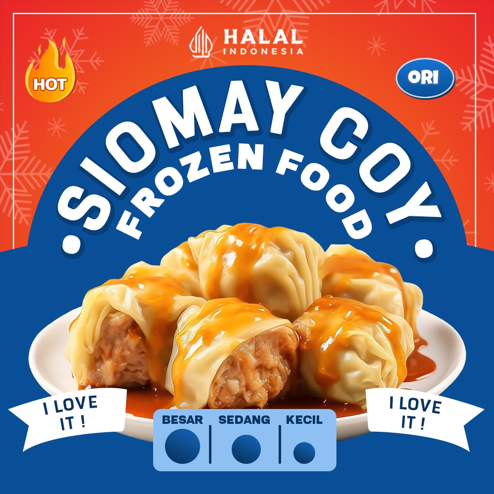 

Siomay Frozen Food Daging SAPI isi 25pcs/50pcs 500grm - HALAL
