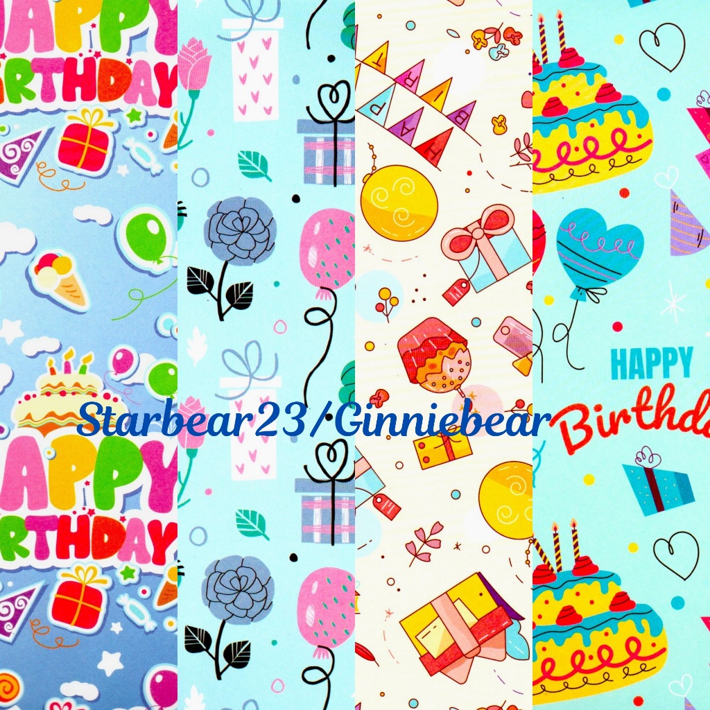 

kertas kado Happy birthday to you