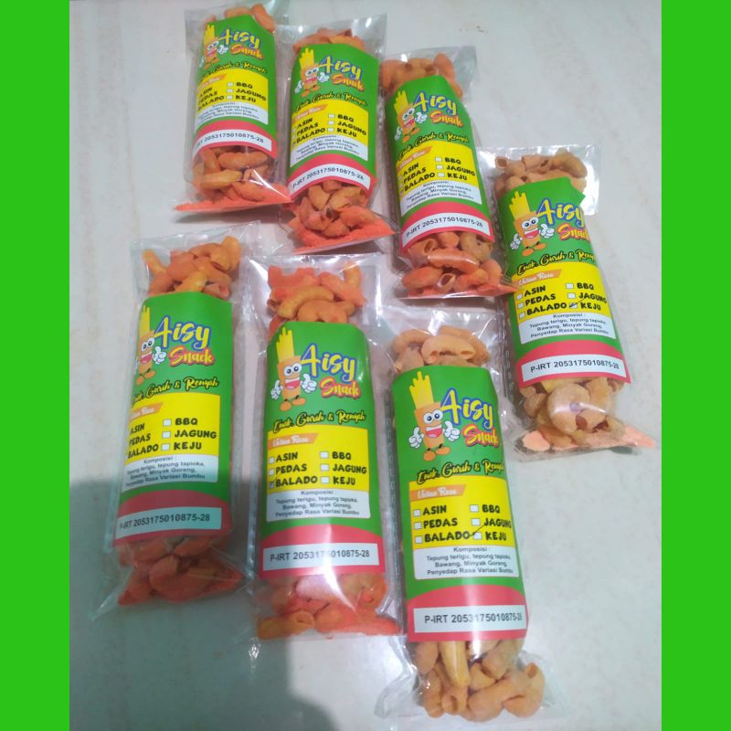 

PAKET MAKARONI BANTET 30 BUNGKUS AISY SNACK 30gram