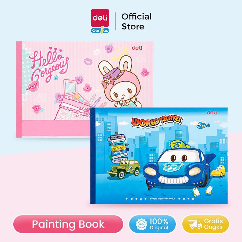 

Deli Buku Gambar dengan kertas halus berkualitas tinggi 20 lembar 1pcs 7717