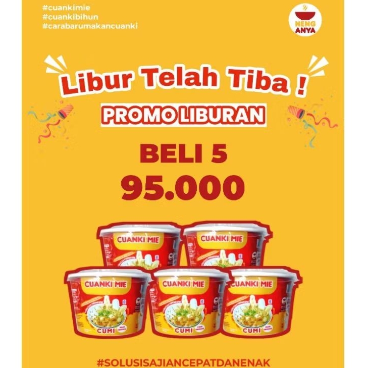 

Beli 5 Lebih MURAH | Cuanki Mie | Cuanki | Cuanki Instant | Cuanki Garut | Cuanki Bandung