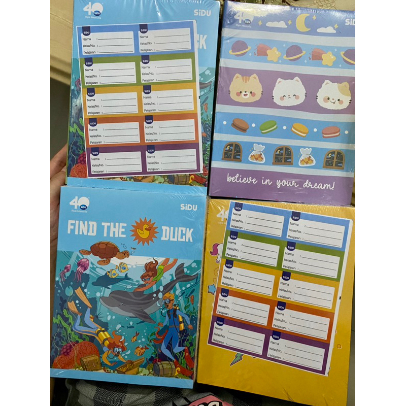 

Buku Tulis Sidu 38Lembar isi 10buku