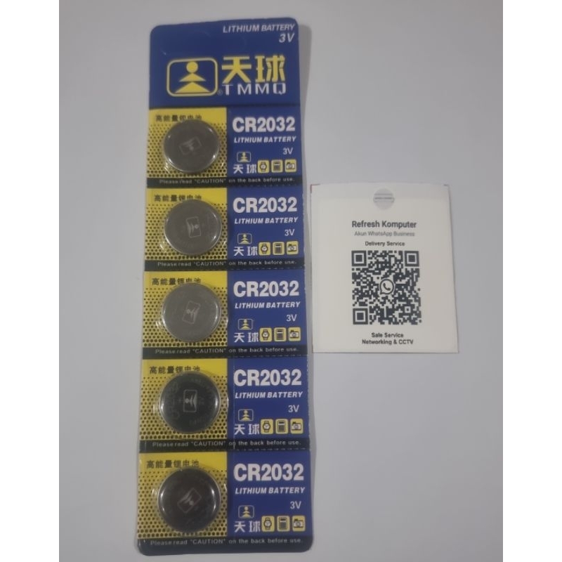 Baterai Cmos mainboard komputer- CR2032