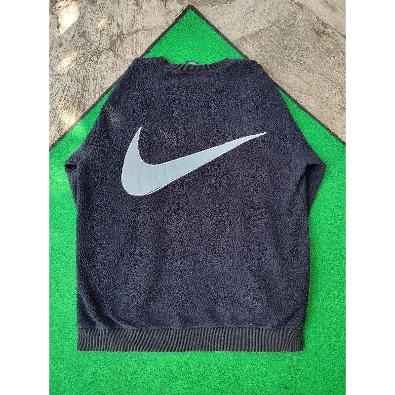 Crewneck Sherpa Nike Big Swoosh Reflektif