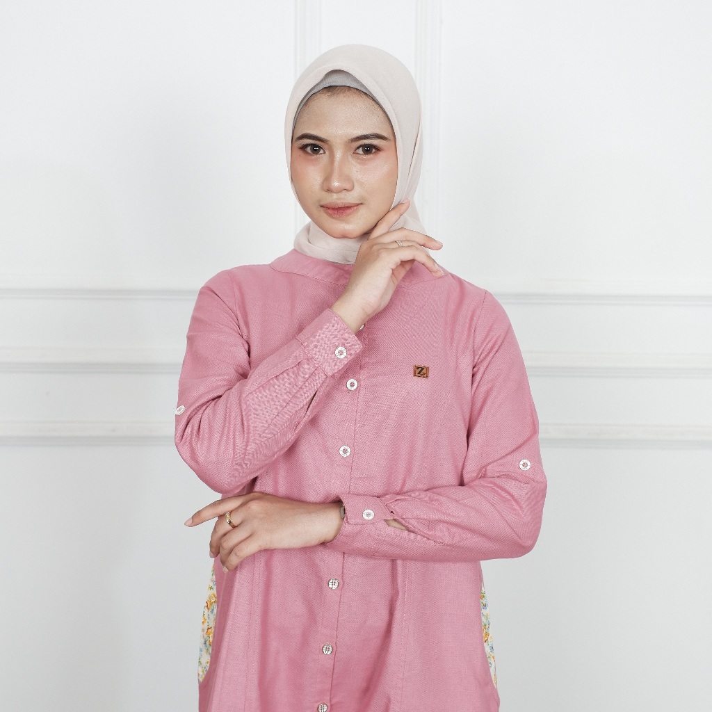 Baju Tunik Remaja Bahan Katun Linen Rami Premium Adem Lembut by Ztri