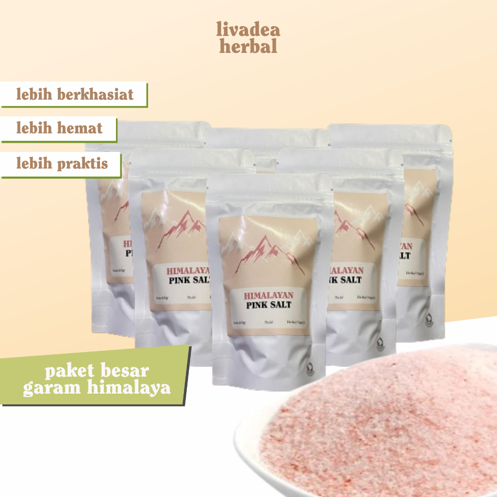 

Bundling Max Salt Garam Himalaya Sehat Garam Pink Himalaya Paket Besar