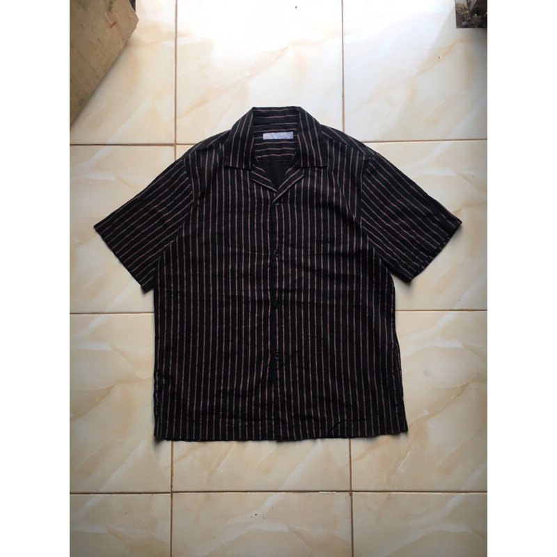 kemeja 8seconds stripe shirt