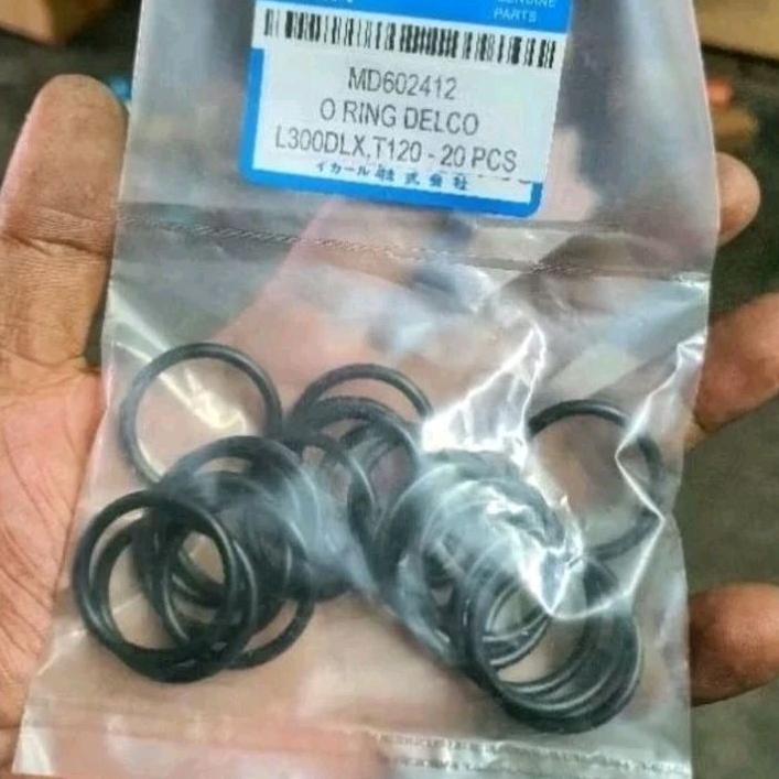 20Pcs O RING DELCO/SEAL DELCO  MITSUBISHI L300 Disel & Bensin/COLT T120 OLD/GALANT E12A 1.8cc/KUDA/L