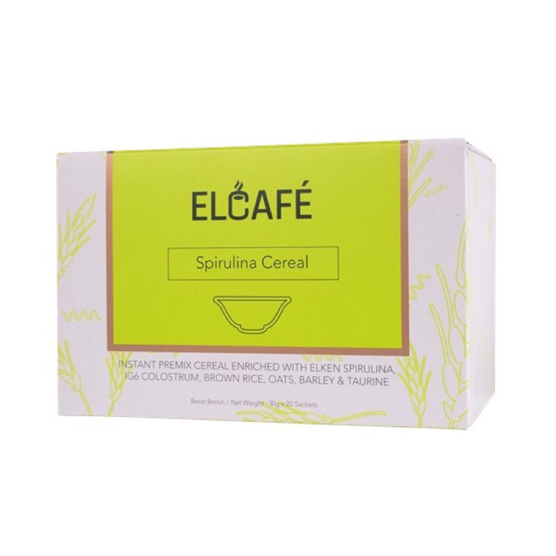

Elcafe O Yes Cereal Mengandung SPIRULINA & IG6 ( 20 SACHETS )