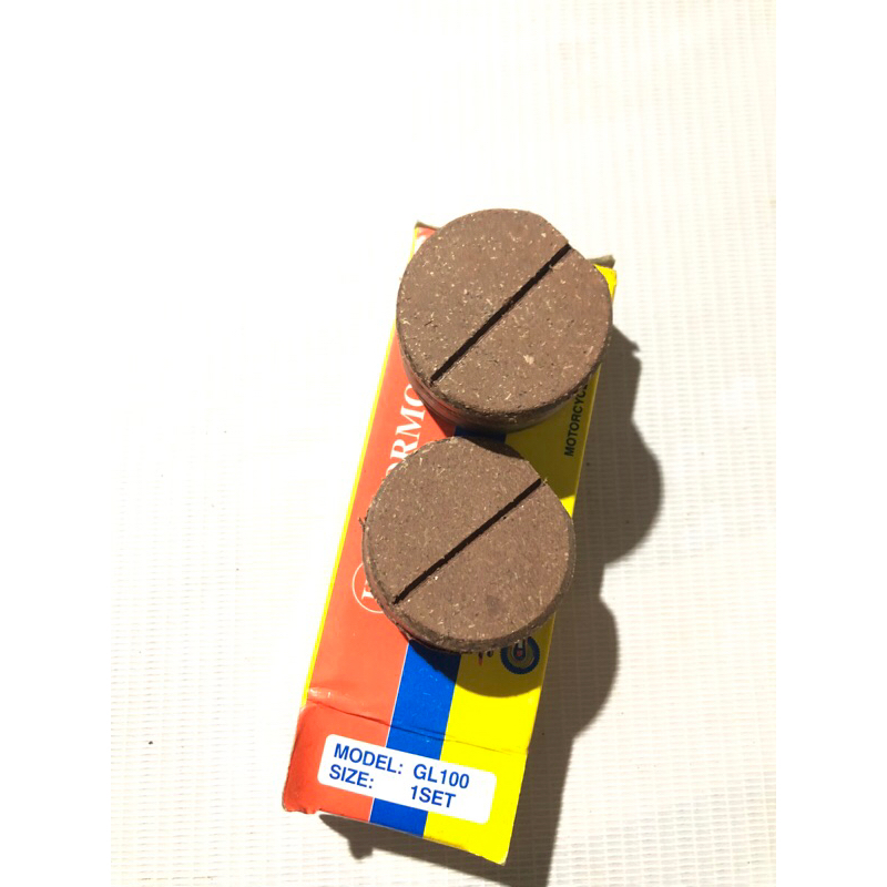 Kampas Rem kanvas Disc Pad cakram depan Honda GL 100 GL100 GL 125 Disped dispad