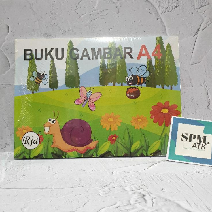 

READY STOK Buku Gambar Ria A4
