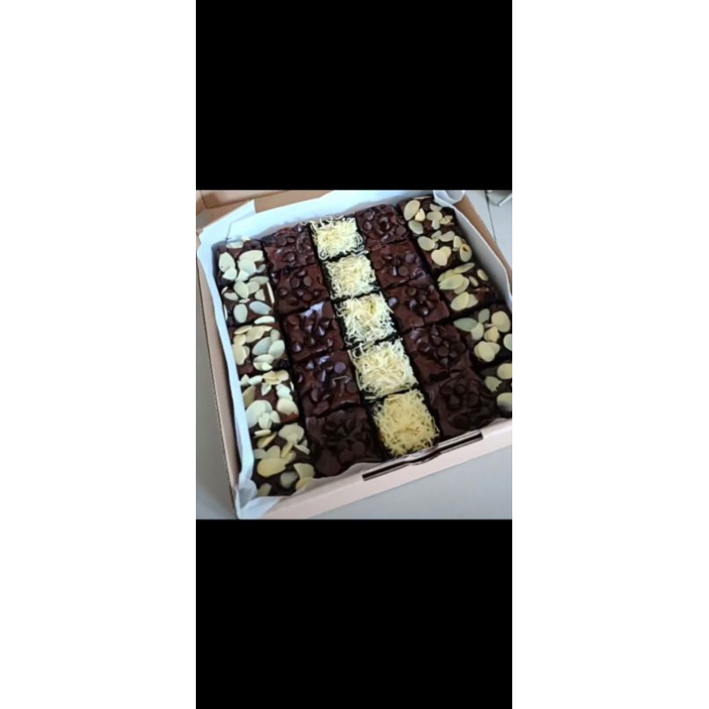 

fudgy brownies panggang 20×20
