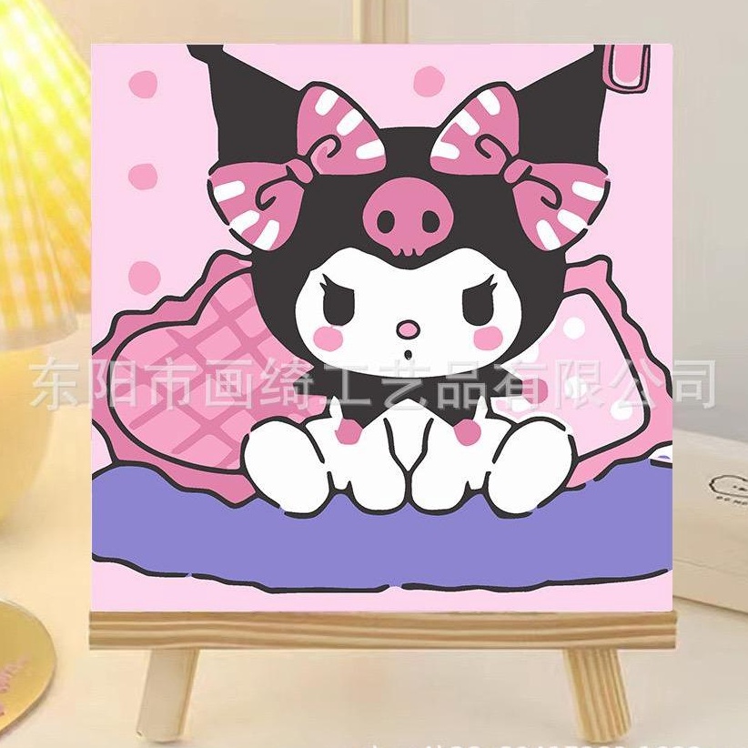 

BISA diy canvas painting number karakter SANRIO dan Kartun