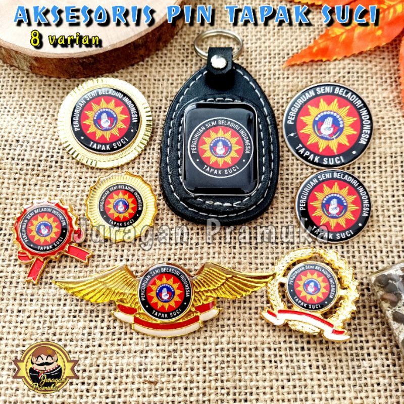 Aksesoris pin tapak suci / perguruan seni bela diri indonesia all varian