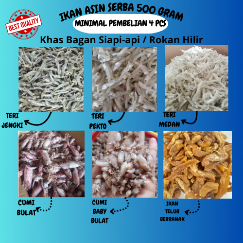 

IKAN ASIN 500 GRAM / IKAN ASIN MURAH / IKAN ASIN / IKAN KERING ASIN / IKAN KERING / IKAN PREMIUM