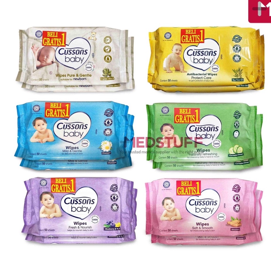 PROMO TERGILA Cussons Baby Wipes Tissue Basah Cusson Tissu Basah Bayi