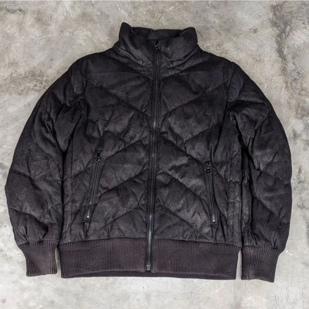 Jaket Kulit Suede Jaket Down Pria UNIQLO Original Size L