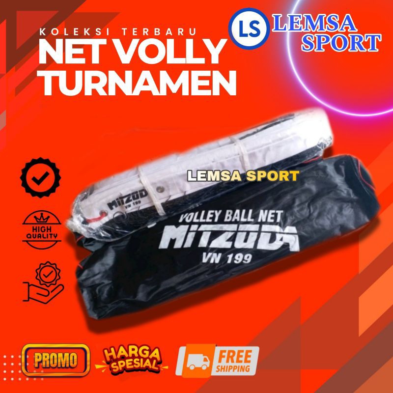 NET VOLI VOLLY VOLLEY BALL MURAH MITZODA ORI