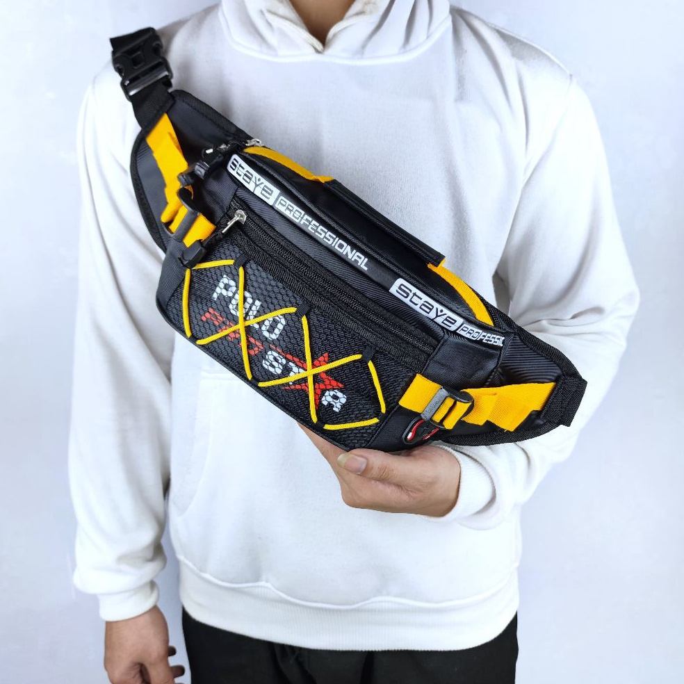 Special Pr Tas Selempang Terbaru Bahan Nilon Parasut Original Polo Prostar Waistbag Pria Tas Pria