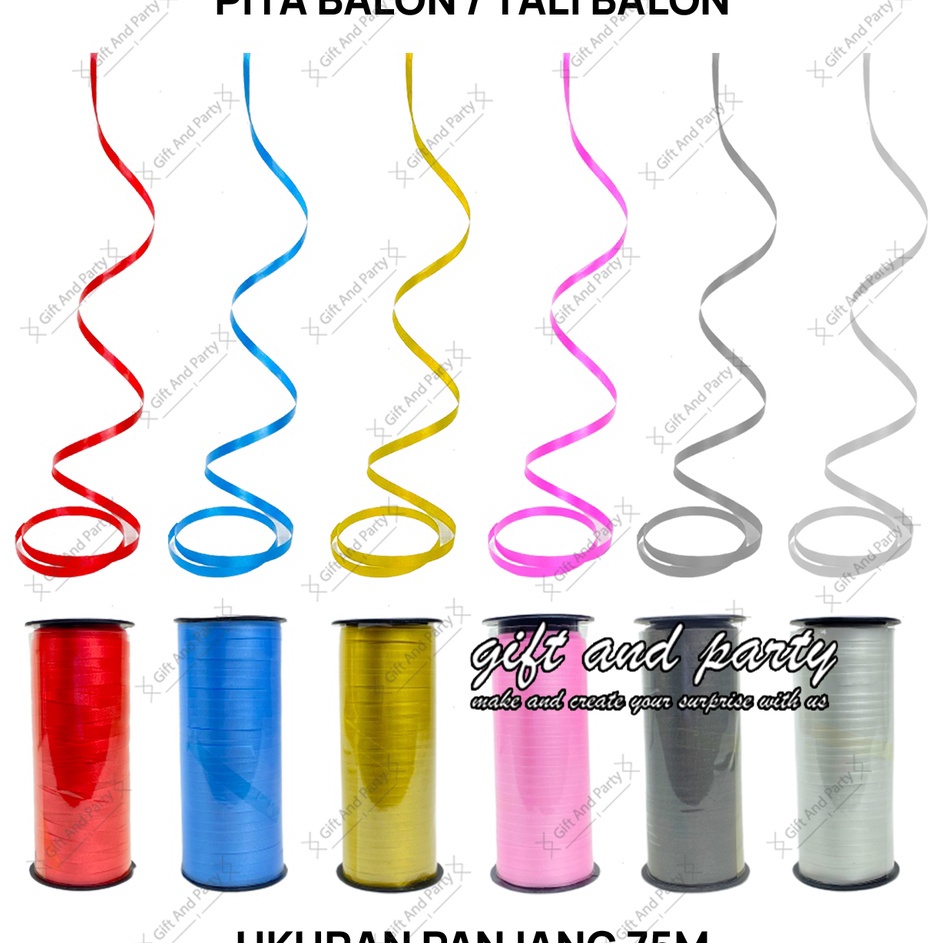 

LANGSUNG BELI GAN Pita Balon Pita Ribbon Pita Helium Pita Ribon Pita Dekorasi