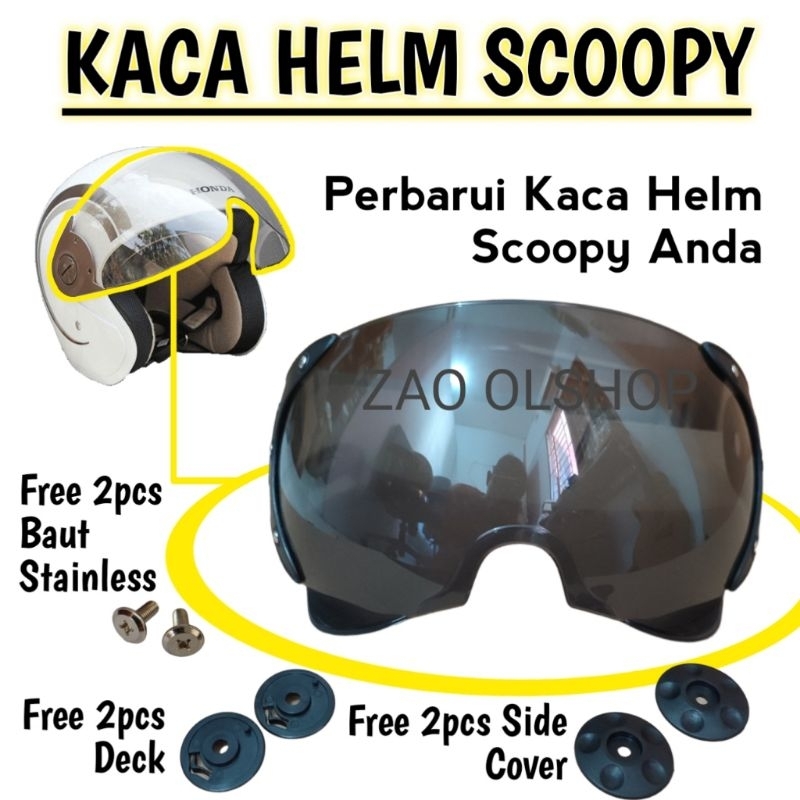 KACA HELM HONDA SCOOPY PNP HELM PILOT SCOOPY