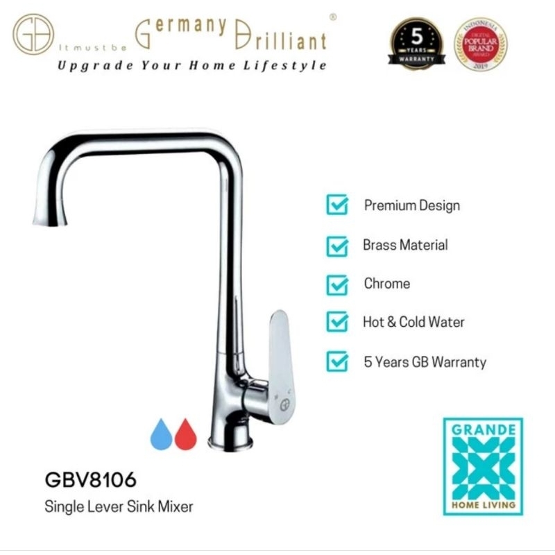 GERMANY BRILLIANT KRAN SINK GBV8106