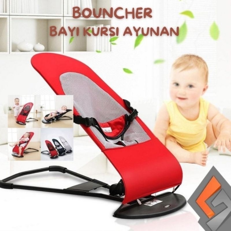 KURSI AYUNAN BAYI LIPAT / TEMPAT TIDUR BAYI GOYANG / BOUNCER BAYI
