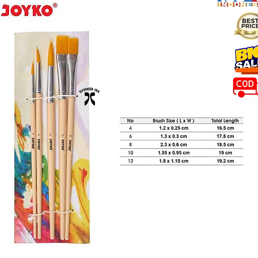 

CUCIGUDANG Kuas Lukis Brush Set BR8 Murah Original