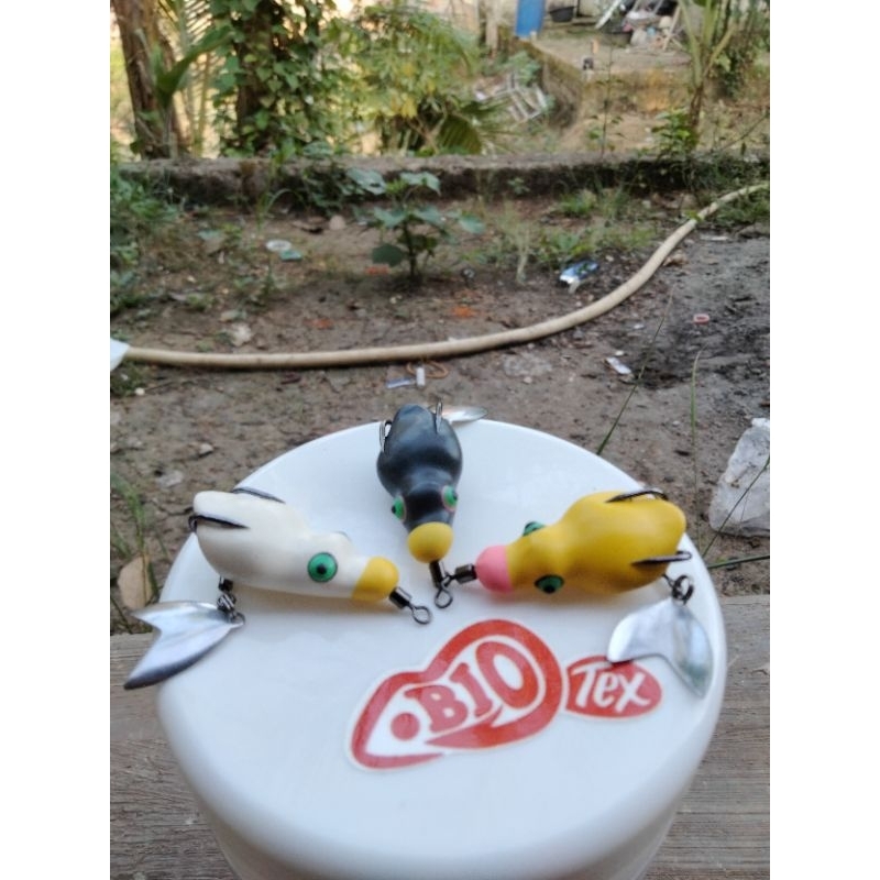 soft frog 3,7 cm motif bebek