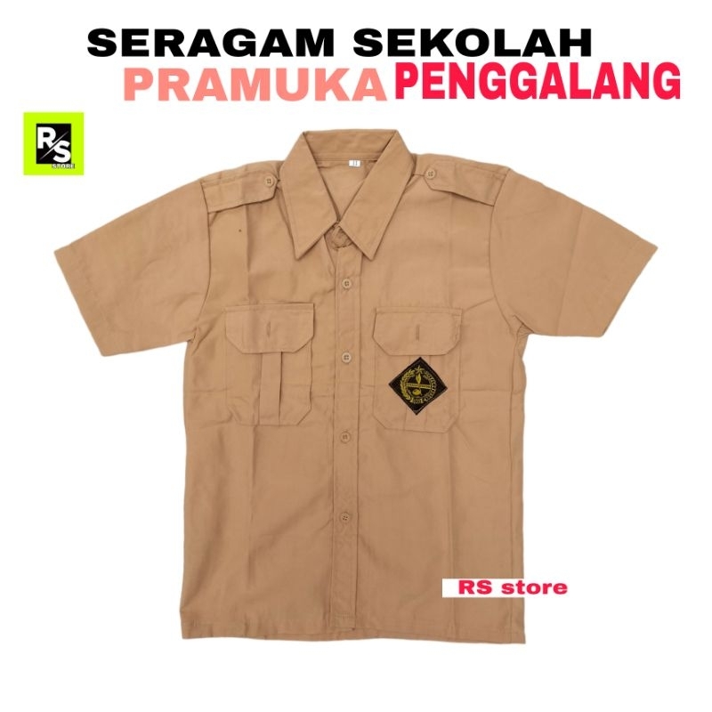 Seragam Sekolah SD Pramuka Penggalang Laki Laki Lengan Pendek