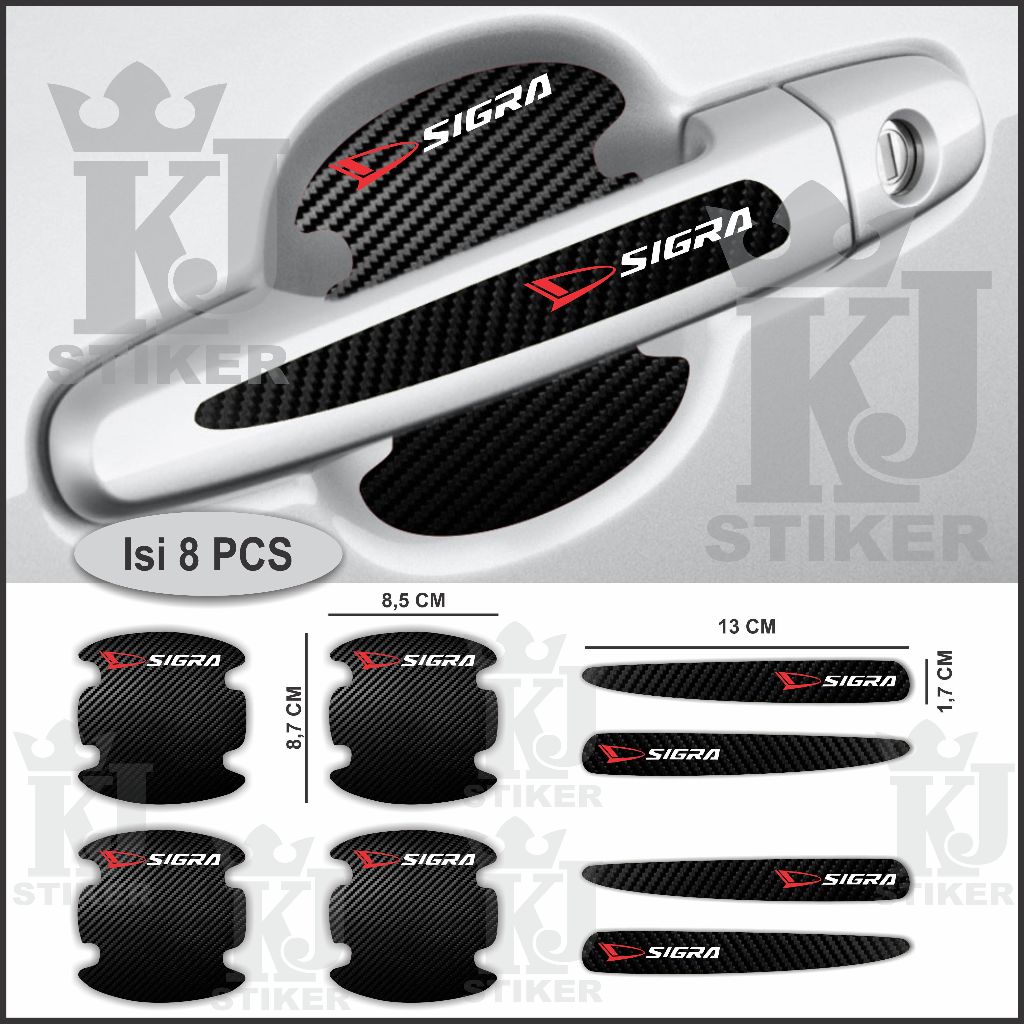 KJ STIKER Promo Stiker Pelindung Handle Pintu Mobil SIGRA